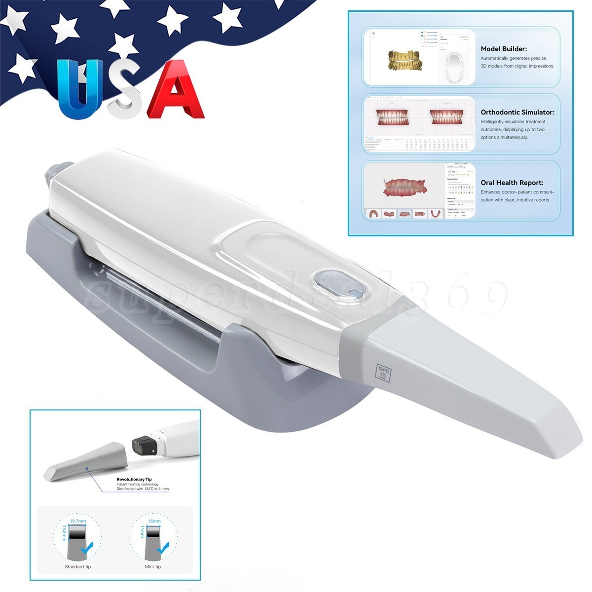 10*NSK Style Dental Latch E-Type Contra Angle Head for Slow Low Speed Handpiece