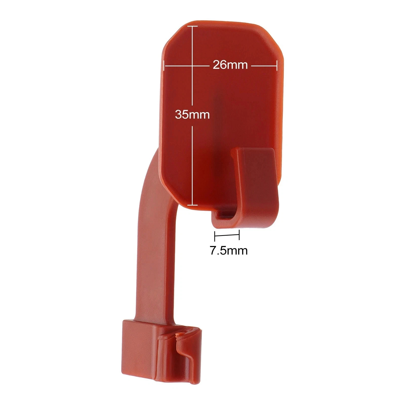 10x Dental Autoclavable Digital Posterior Bitewing Sensor Holder,Red/Yellow/Blue