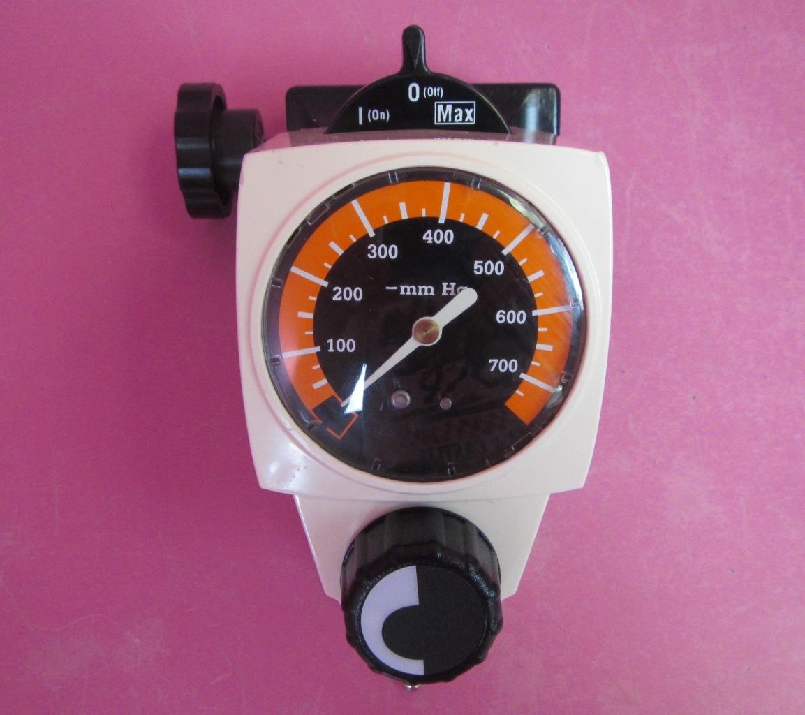 Ohmeda Regular & Max 0 – 750 mmHg Continuous Analog Vacuum Regulator w/ Mount