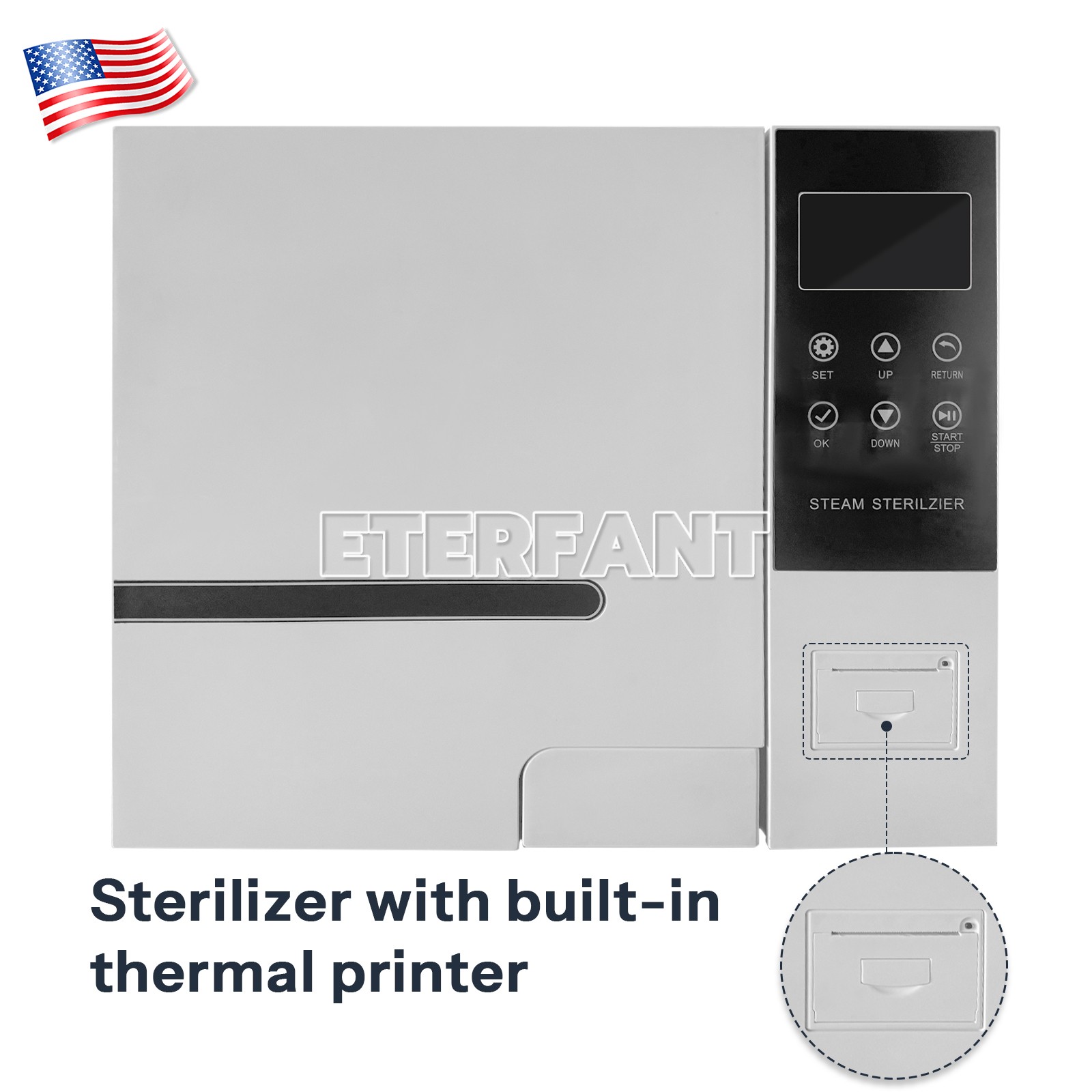 18/16L Dental Steam Sterilizer/Medical Autoclave+Drying/Vacuum Autoclave+Printer