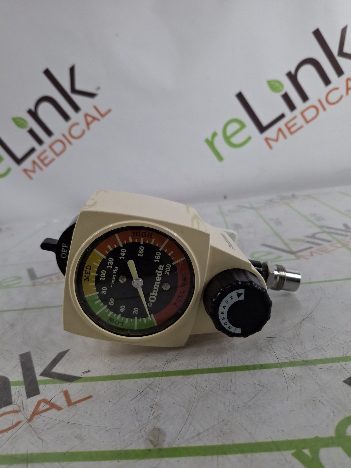 Ohmeda Medical Continuous Vacuum Regulator