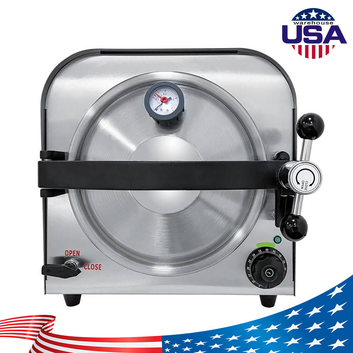 Dental Autoclave Steam Sterilizer sterilization 14L/handpiece air scaler kit 4H