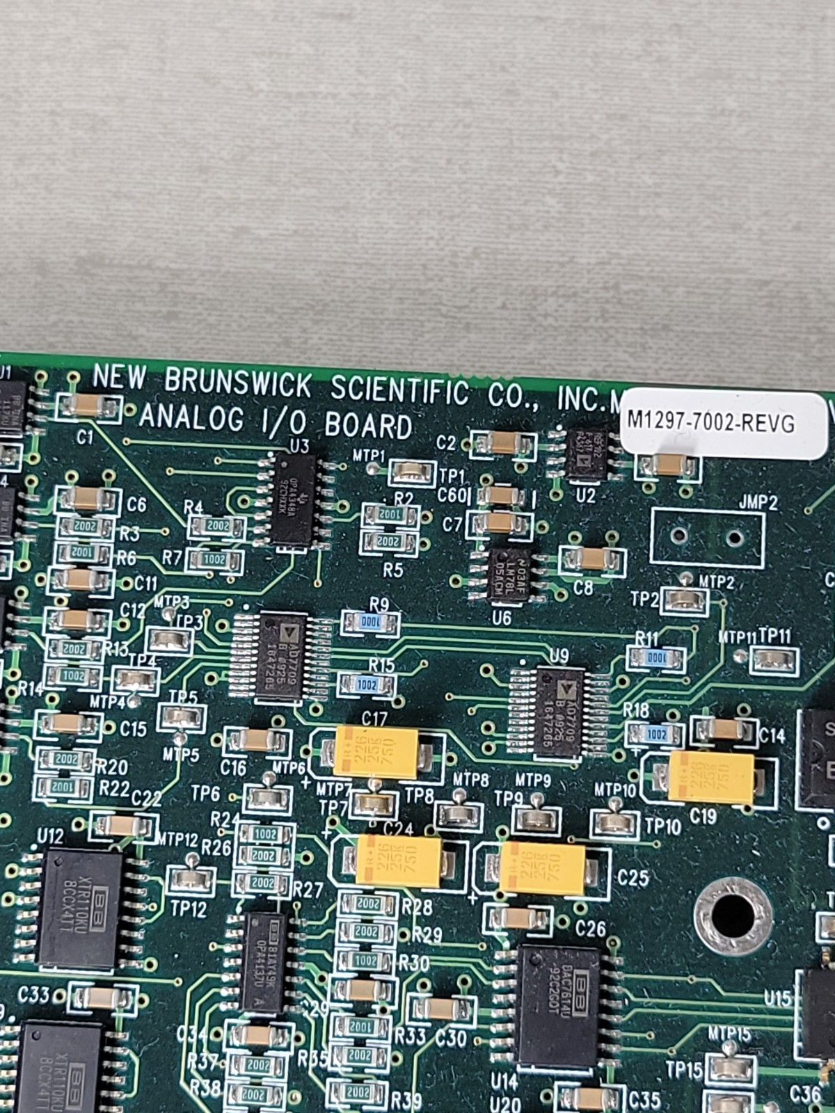 Eppendorf New Brunswick M1297-7002 Rev G Analog I/O Board for CelliGen BLU Biore