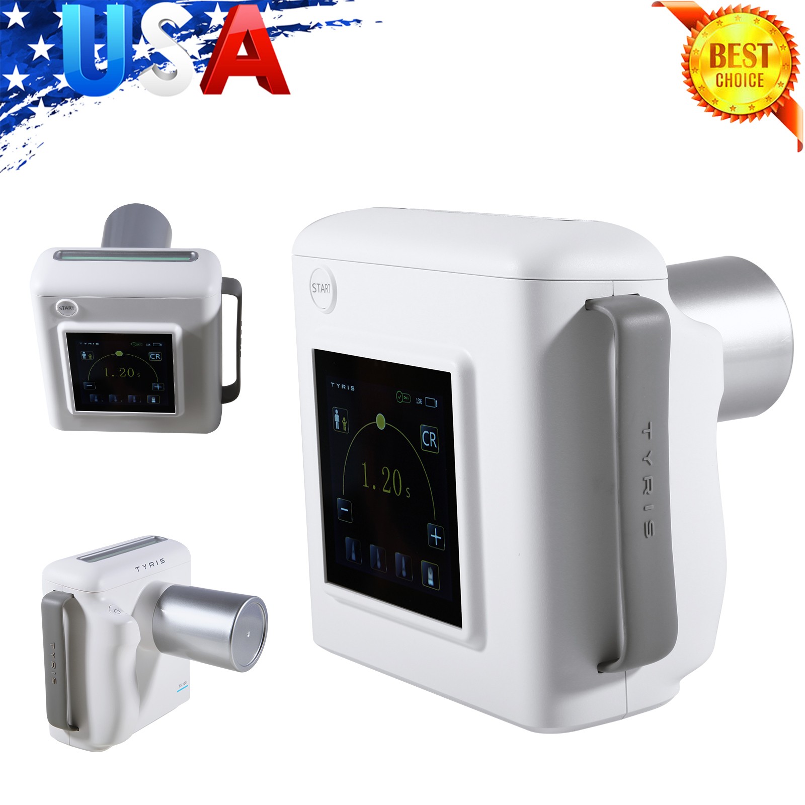 Dental Portable X Mobile Ray Machine Unit Digital High Frequency no Shield USA