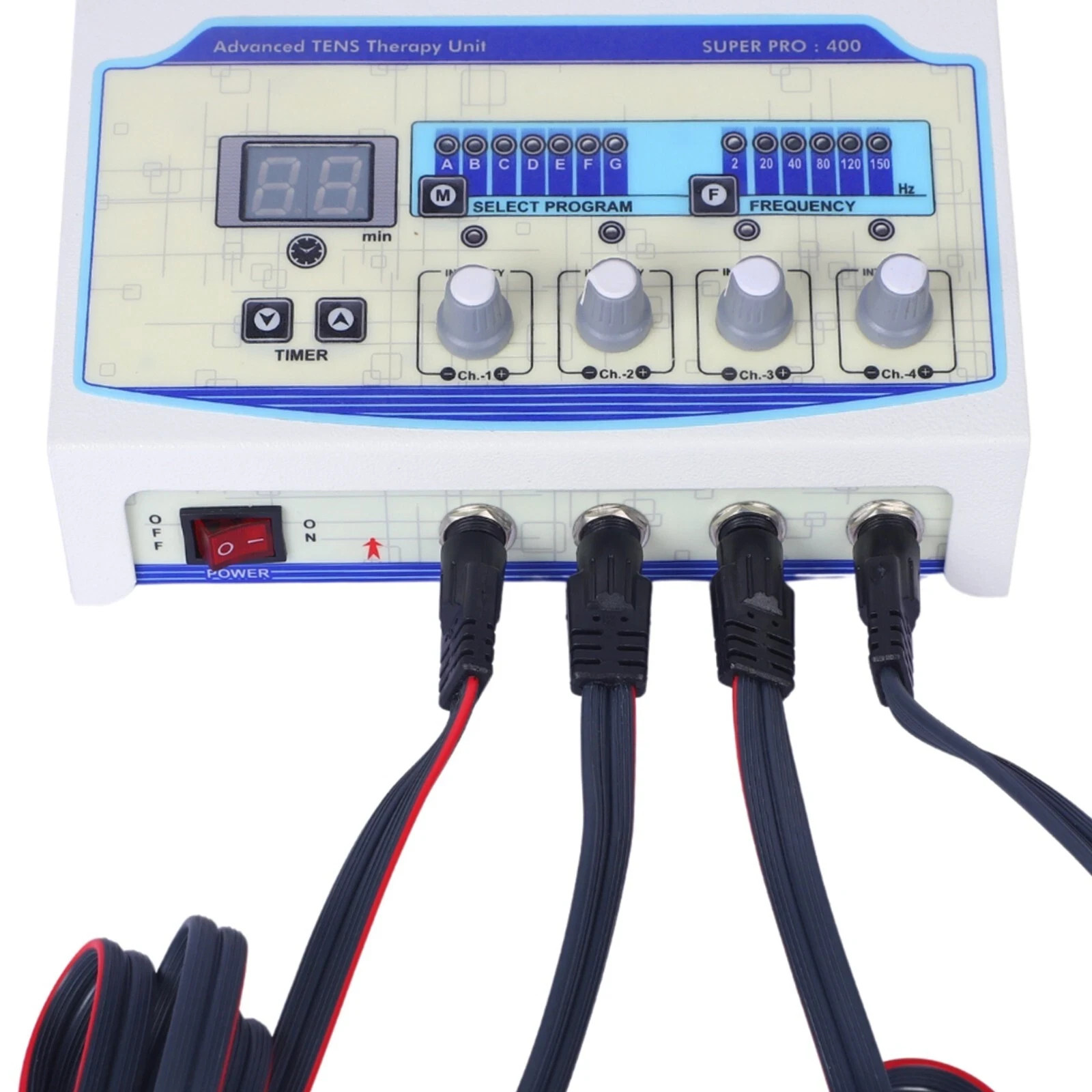Professional Electrotherapy Physical Therapy Machine Prof 4 channel Therapy unit