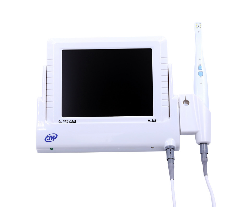 SUPER CAM Dental M-868A Wireless Introral Camera 8 Inch LCD Monitor 1/4″ SONY