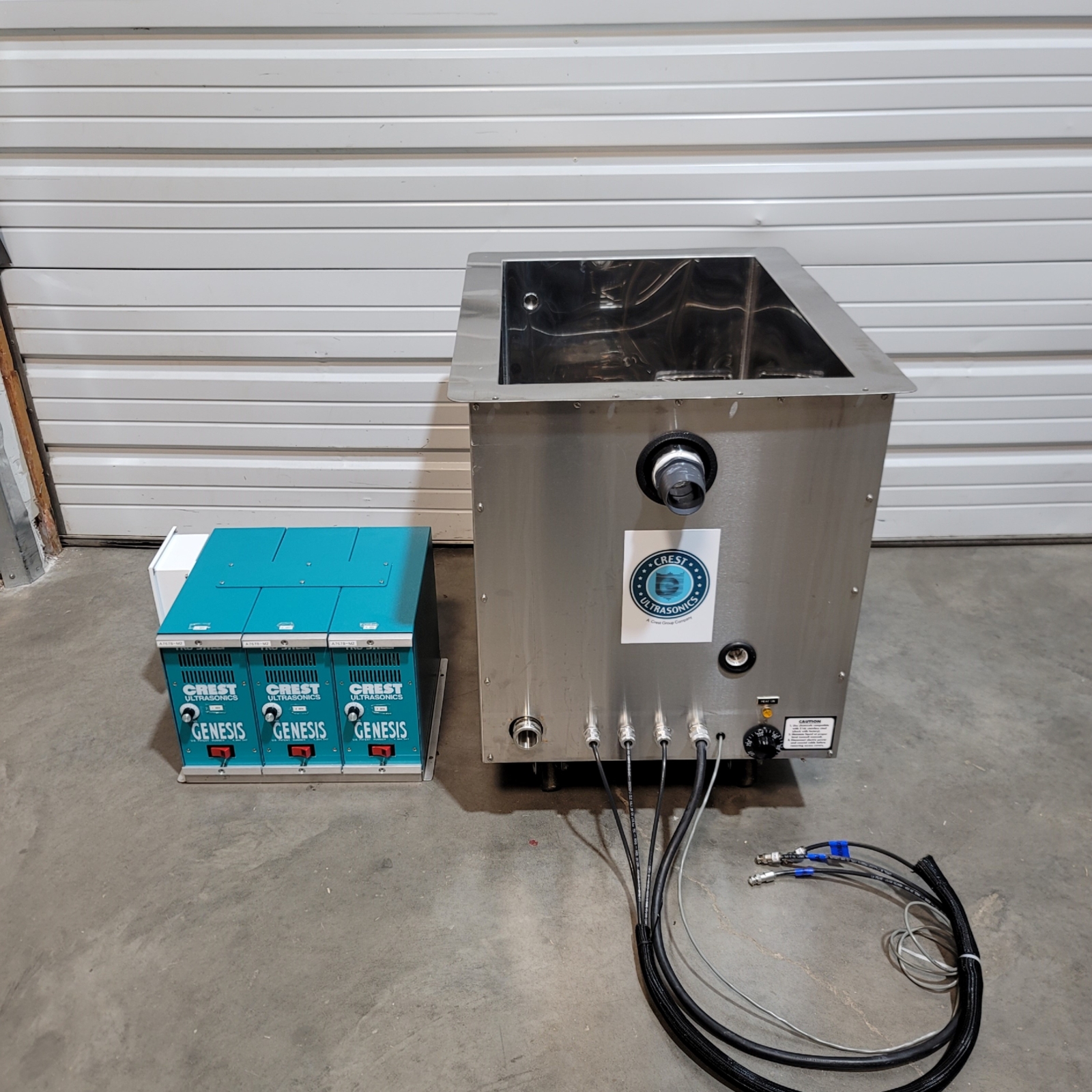 Crest 4HT-1826-18-SP Ultrasonic Cleaning Tank 1500W 40kHz 33Gal 18″ x 26″ x 18″