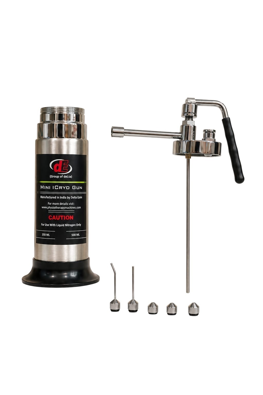 Mini Cryo Can For Dermatology 350ML LN2 Sprayer 350 ML Sprayer Cryo Surgical Sys