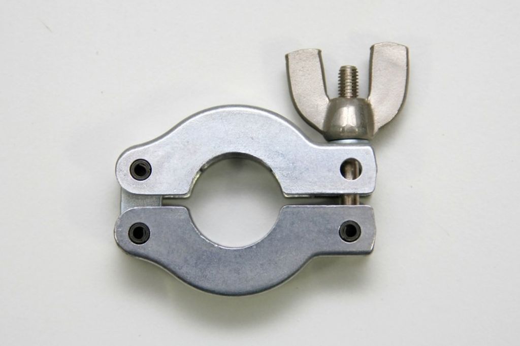 ISO-KF DN10/16 Aluminum Clamping Ring with Wing Nut for Vacuum