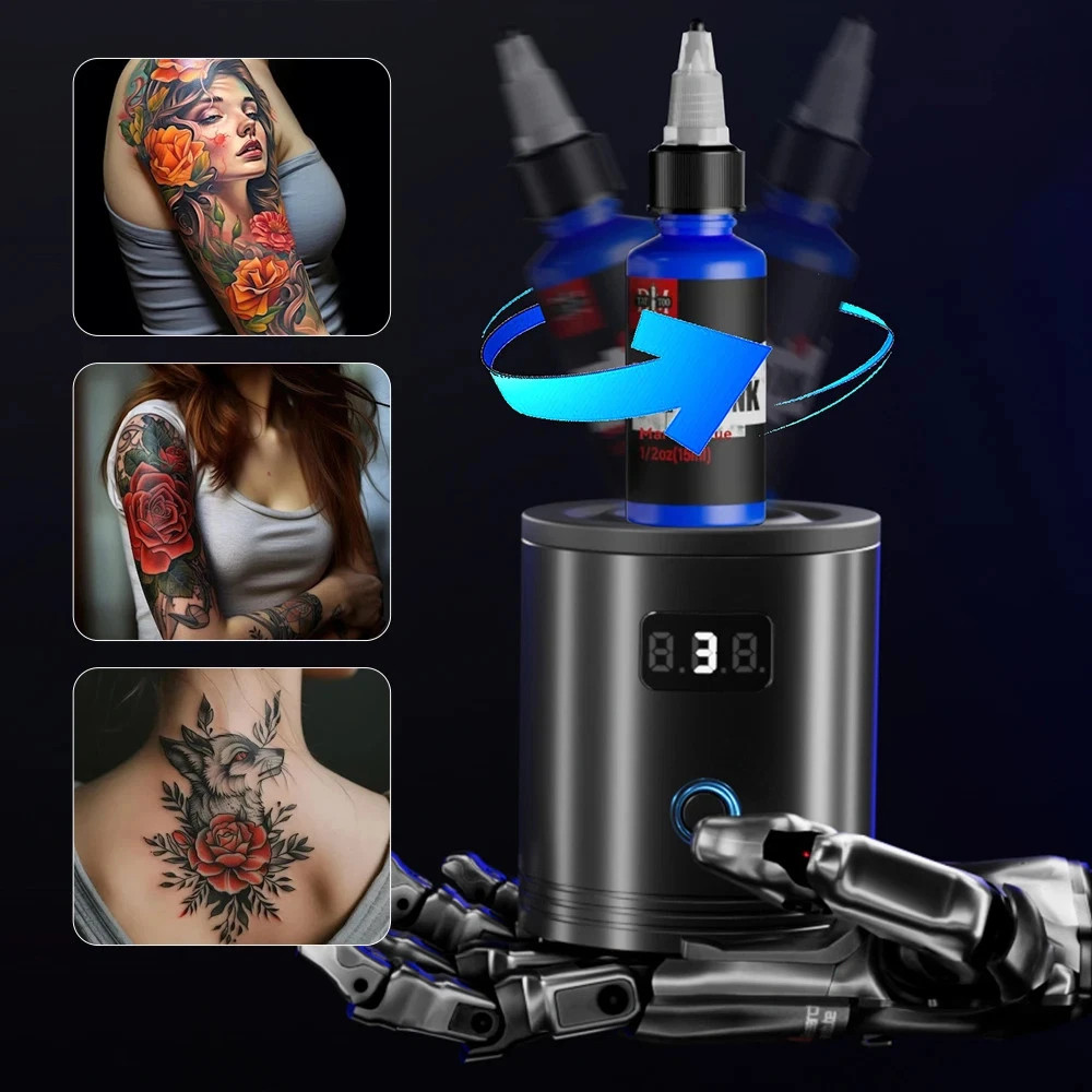 Tattoo Ink Vortex Mixer Paint Pigment Nail Polish Lacquer Shaker Anti-Slip Base