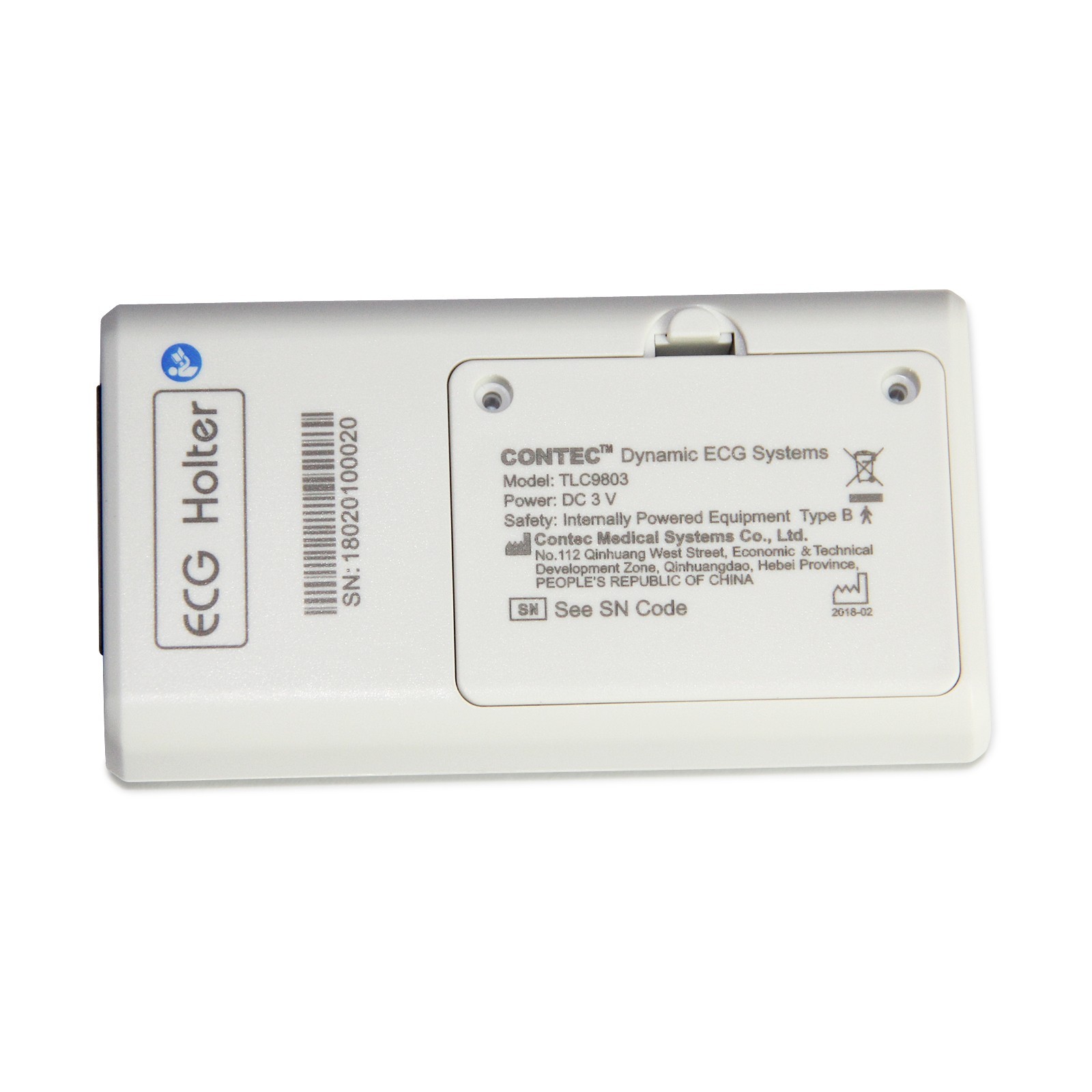 3Channel ECG Holter Monitor-Heart EKG Recorder for Continuous Cardiac Monitoring
