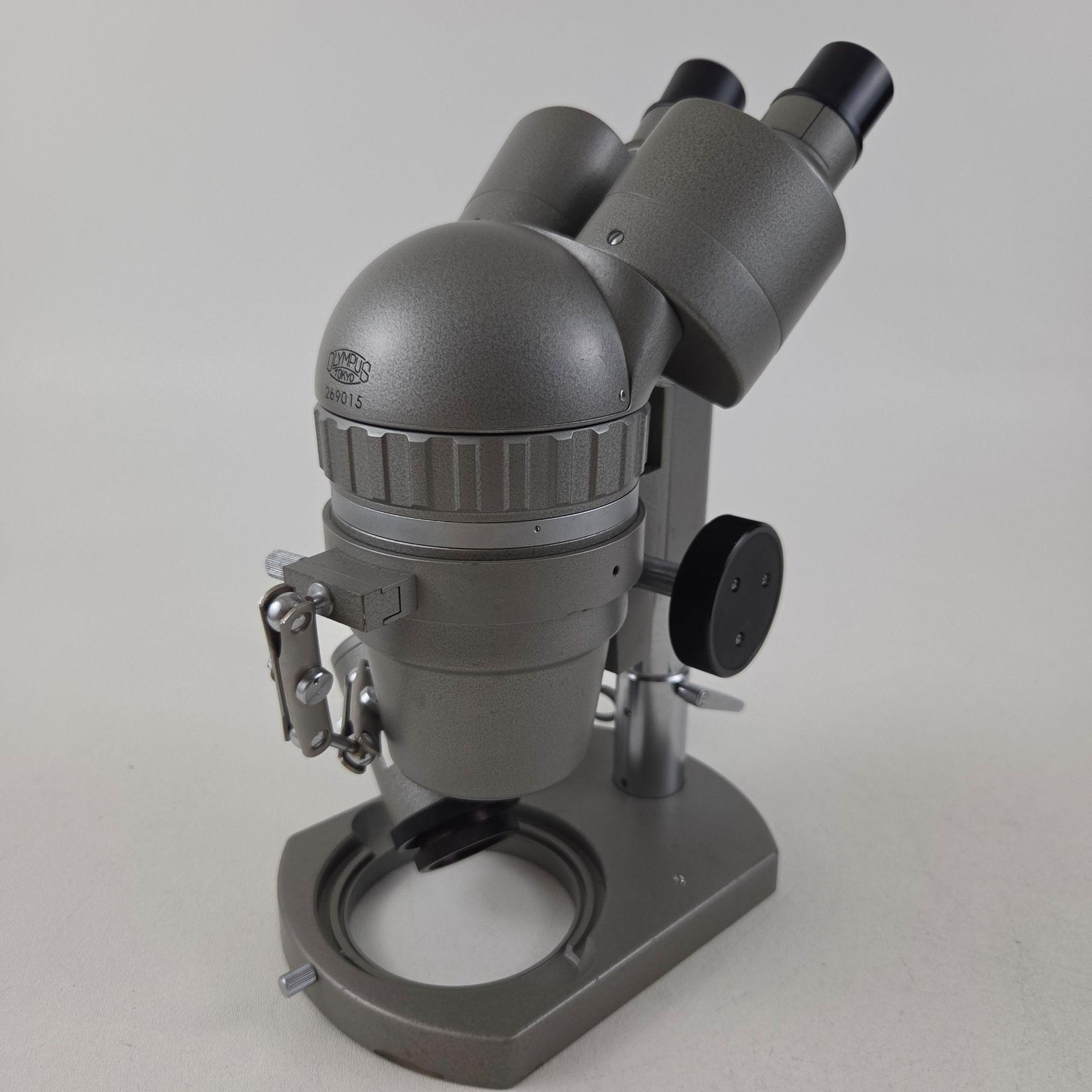 Vintage Olympus Binocular Stereo Microscope G10X LSG Tokyo Japan Gray Used