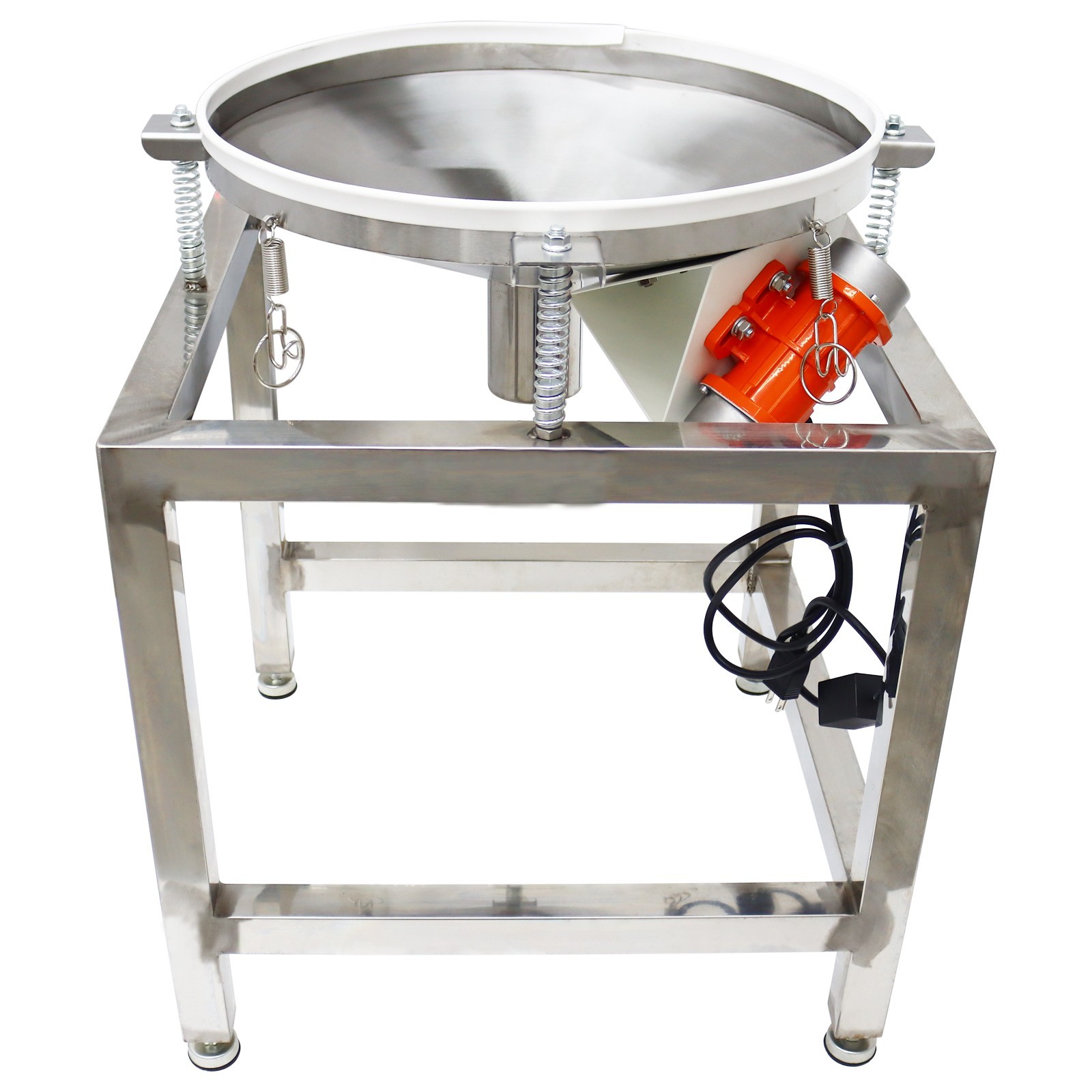 110V/60HZ Vibrating Sieve with 20 Mesh,50 Mesh Screen And Lid 1-Layer Shaker