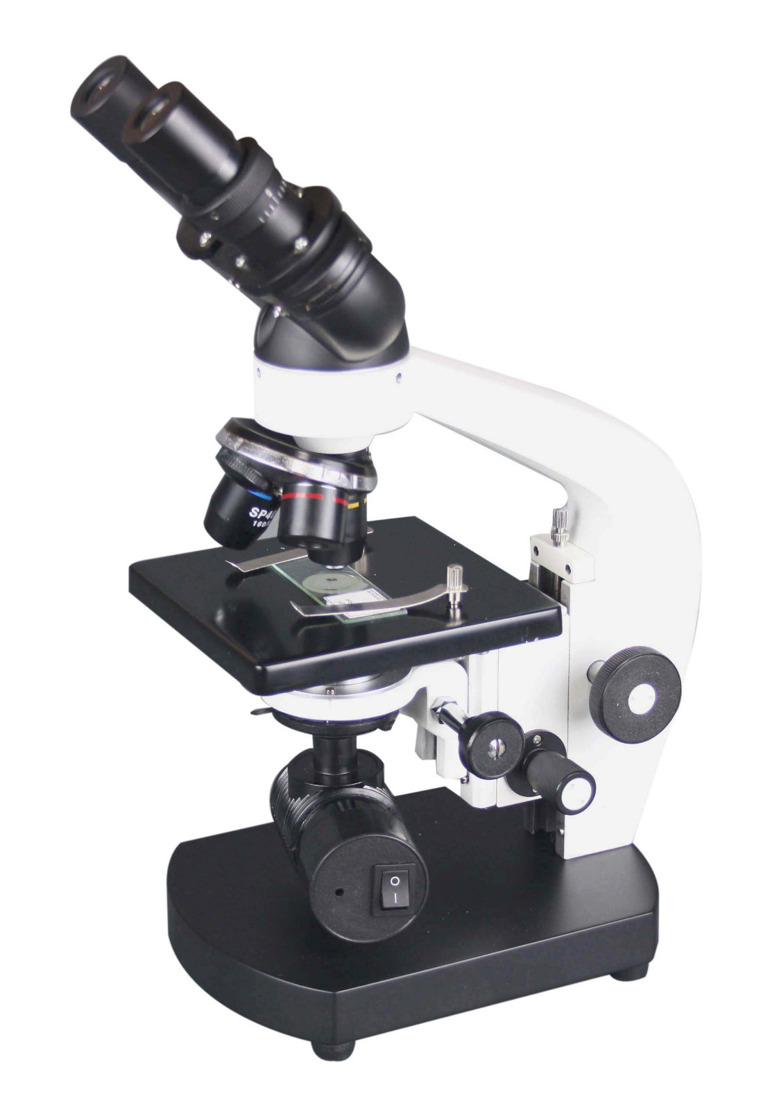Binocular Compound Medical Microscope — Coarse & Fine Focus -All Metal Construct