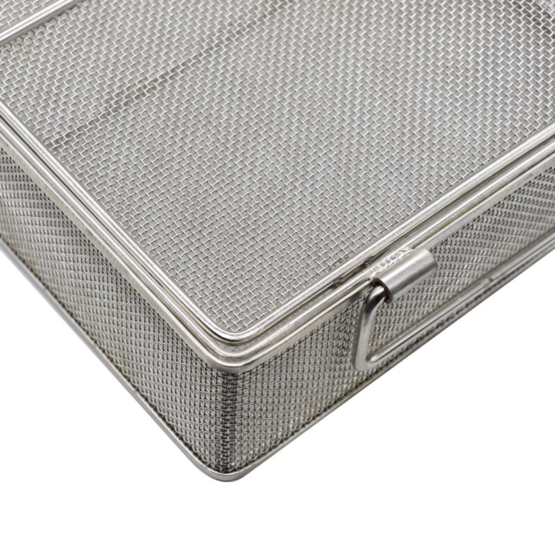 304 Stainless Steel Sterilization Basket Surgical Instrument Mesh Tray475*245*75