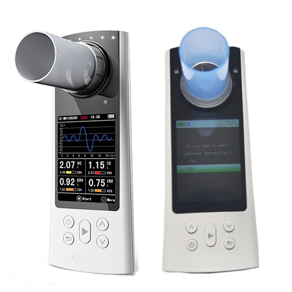 SP80B Bluetooth Spirometer – Handheld Lung Function Tester w/App
