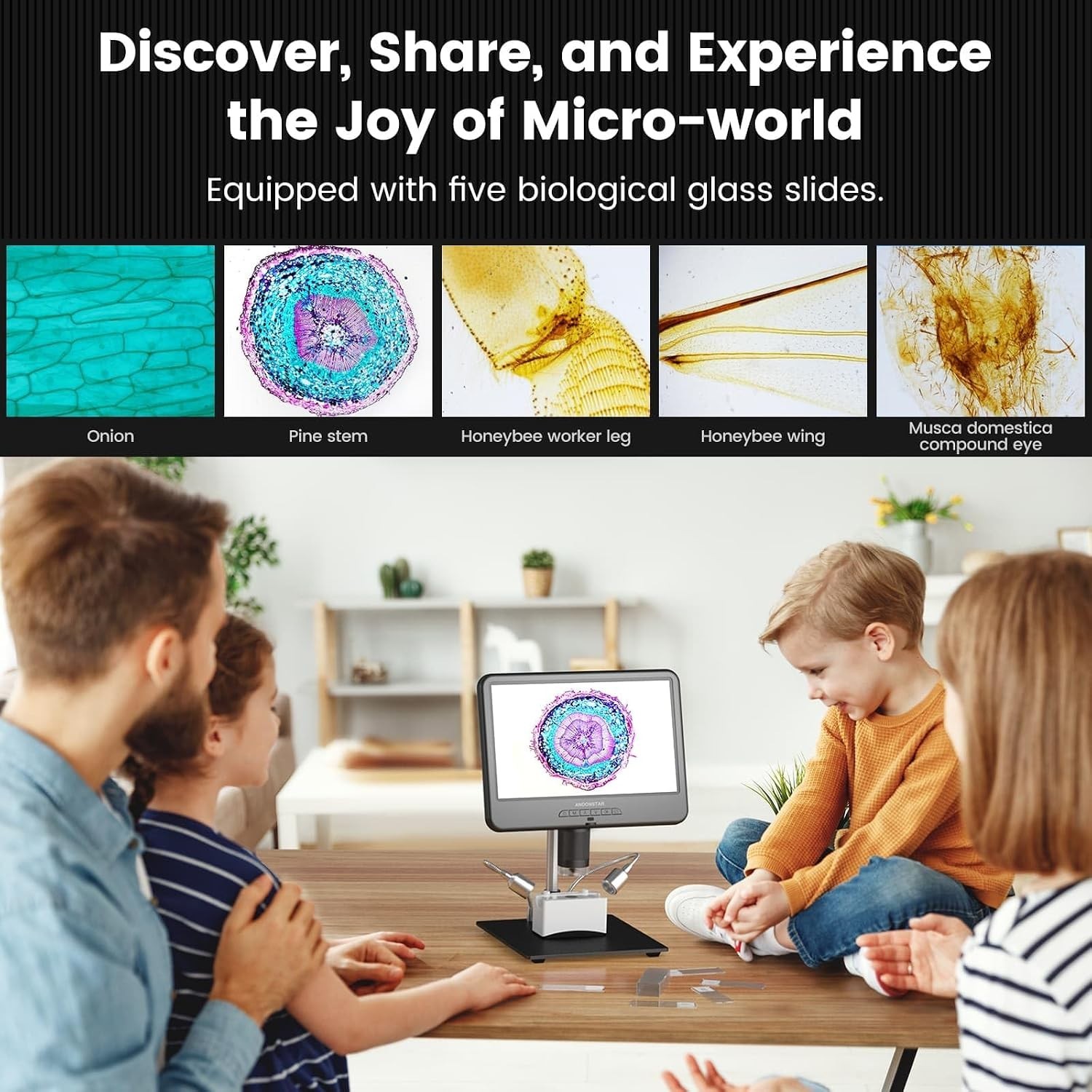 Coin Microscope Camera Kit with 10.2″ Working Distance Stand