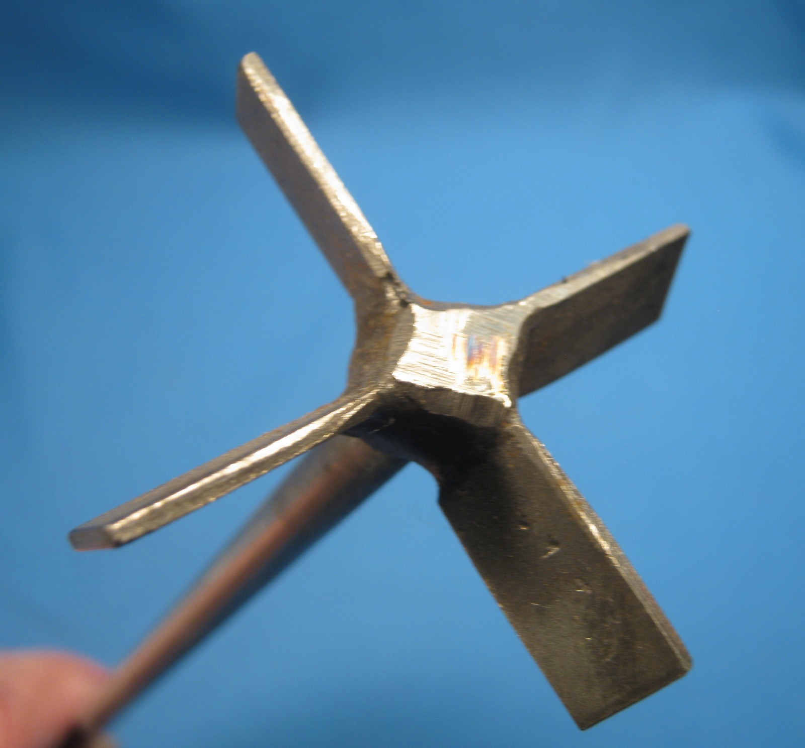 STAINLESS STEEL STIRRER SHAFT 4-BLADE 300 X 6.3 MM FREE SHIPPING 8