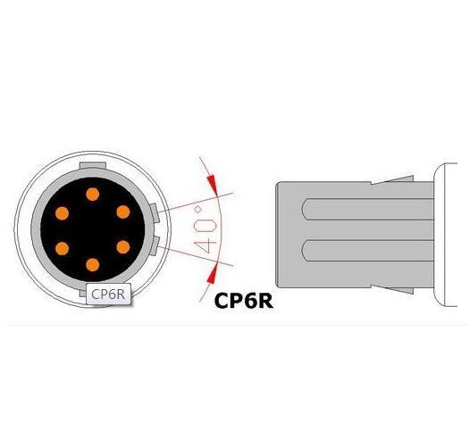 6Pin SpO2 Sensor Probe Cable For Kontron 7138 7840 7845 Biocare BM9000 Edan M8