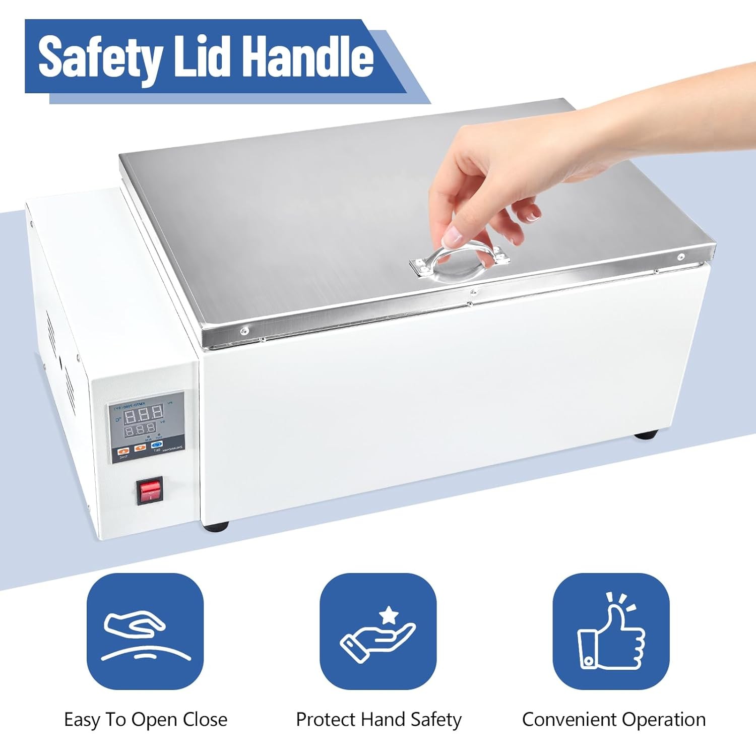 30L Lab Water Bath Heating Digital Thermostatic Heating Modules Timing Function