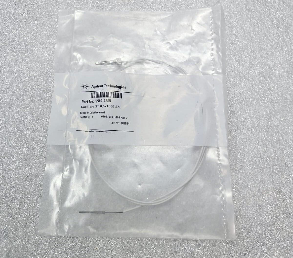 Agilent 5500-1385 Capillary stainless steel 0.5 x 1000 mm SX/No ps/-