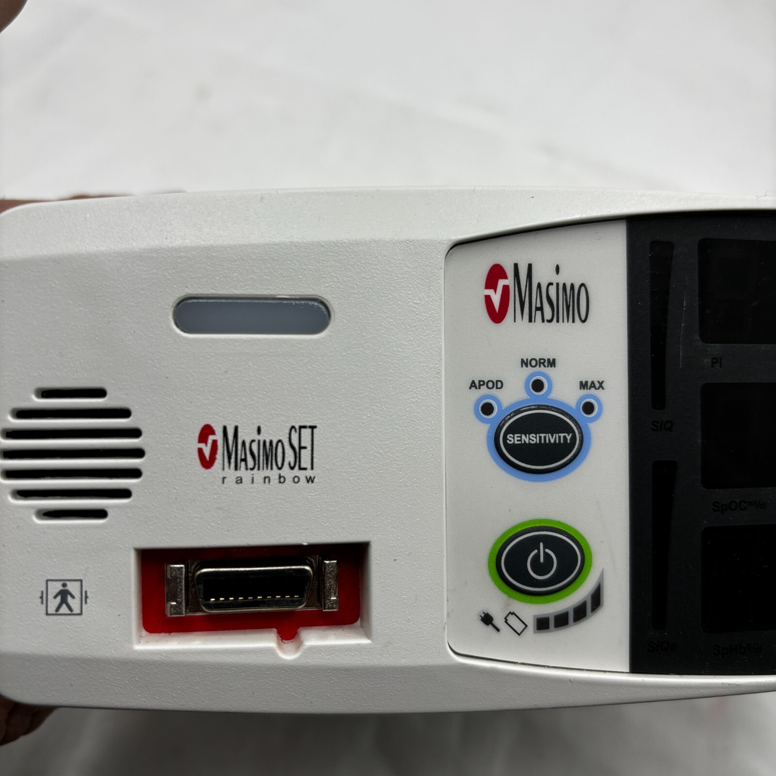 MASIMO SET RAINBOW RAD-87 PULSE OXIMETER RAD87 RS-232 100-240V 50/60HZ 15VA 🎯