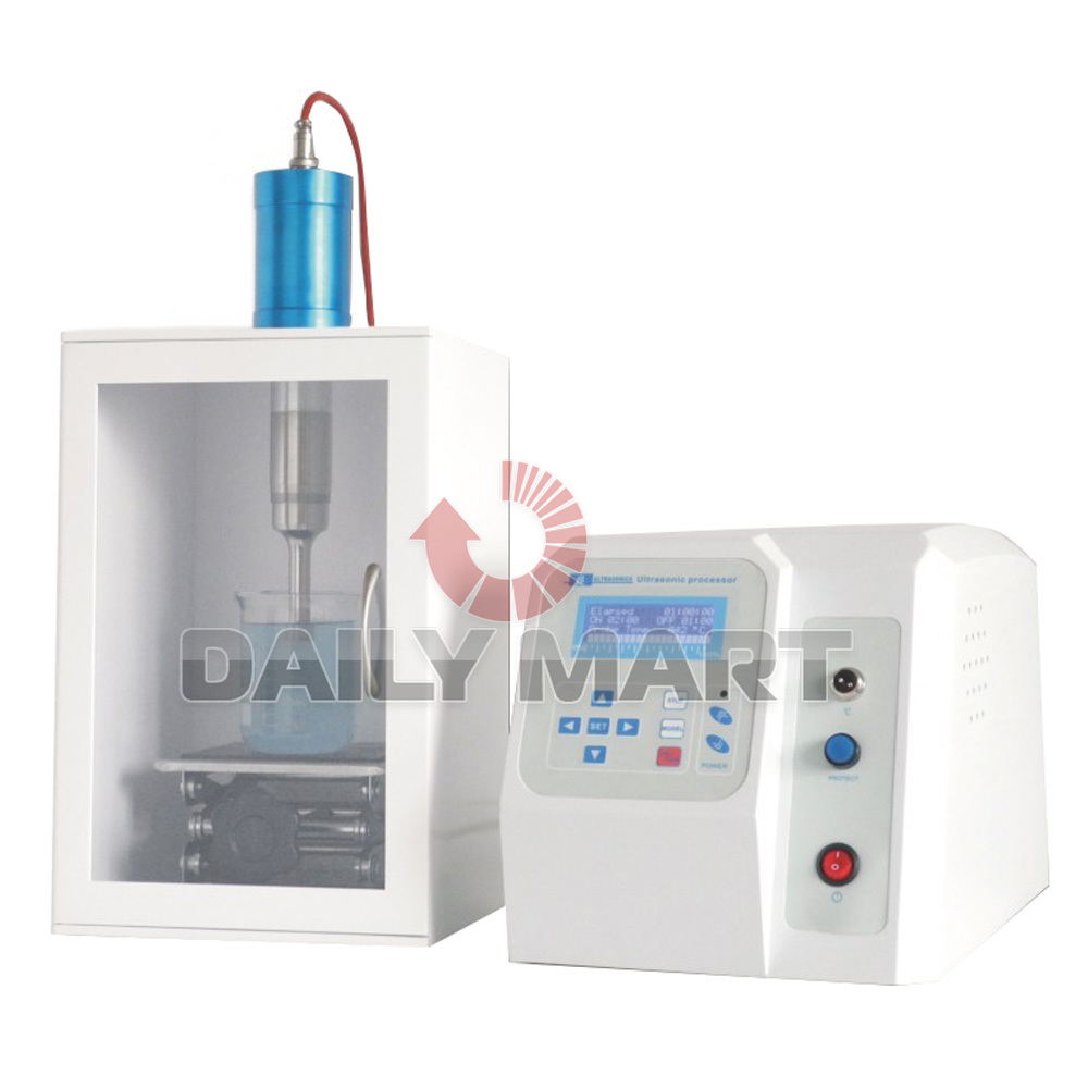 Ultrasonic Cell Disruptor 450W 0.3-300mL Homogenizer Sonicator Processor Mixer