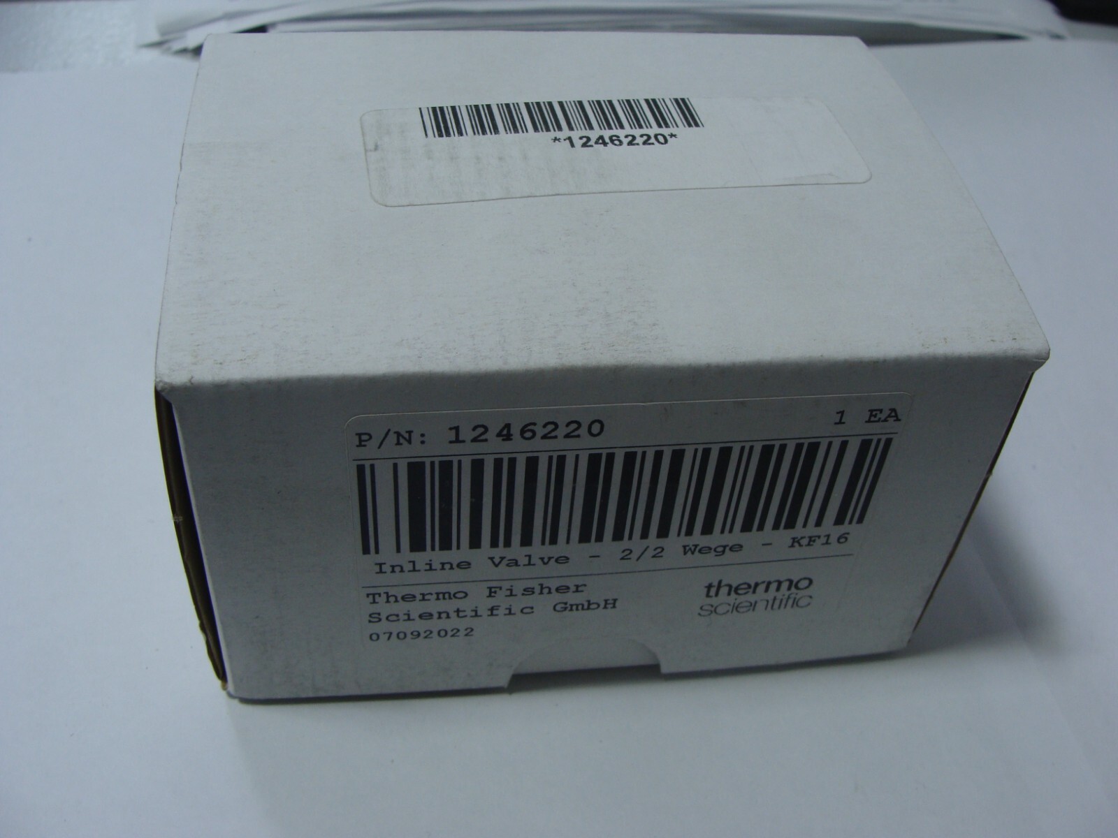 Thermo Scientific Inline Valve 2/2 Wege KF16 P/N 1246220