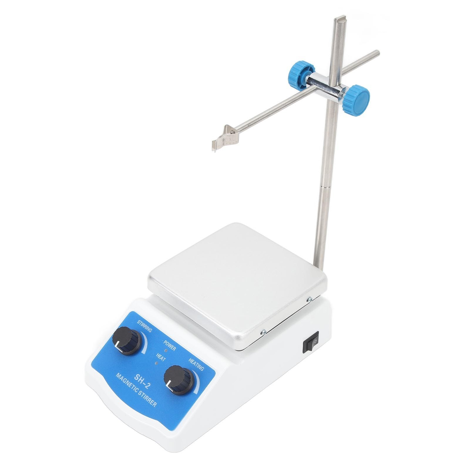 2000mL Digital Magnetic Hotplate Stirrer 0-1600RPM Laboratory Heating Mixer Tool