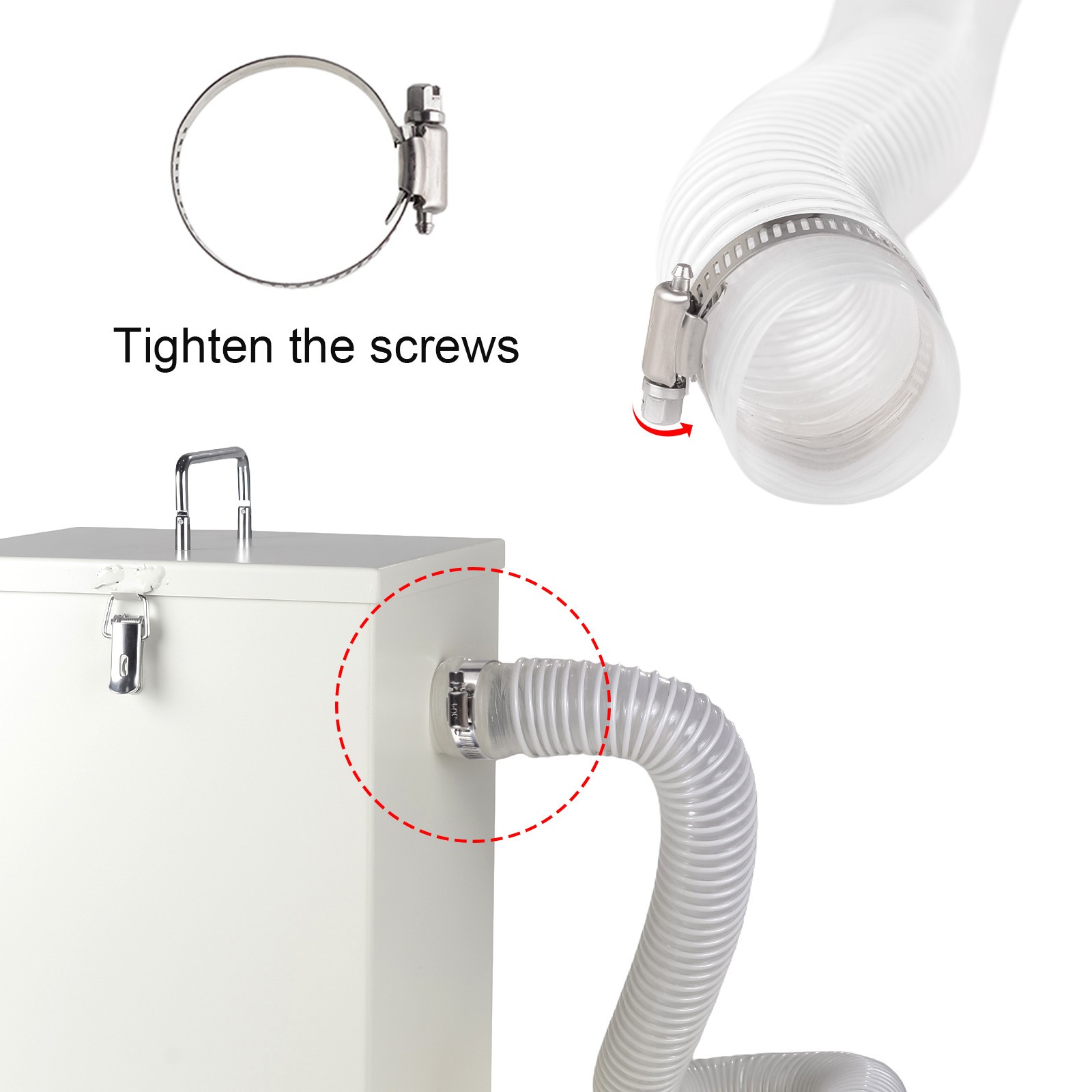 1000W Dental Lab Dust Collector Filter Vacuum Dust Extractor Cleaner 2800rpm