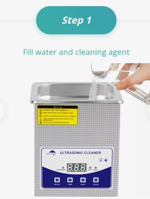 Multifunctional 2L Benchtop Ultrasonic Cleaner w/ Digital Timer, Heater & Degas