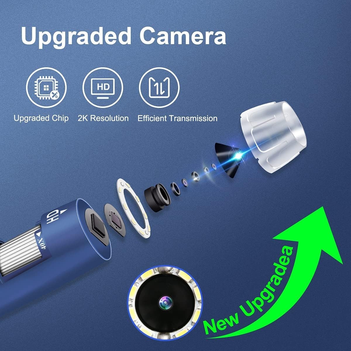 High Magnification Mini Microscope – 40X to 1000X for Coin & Skin Inspection