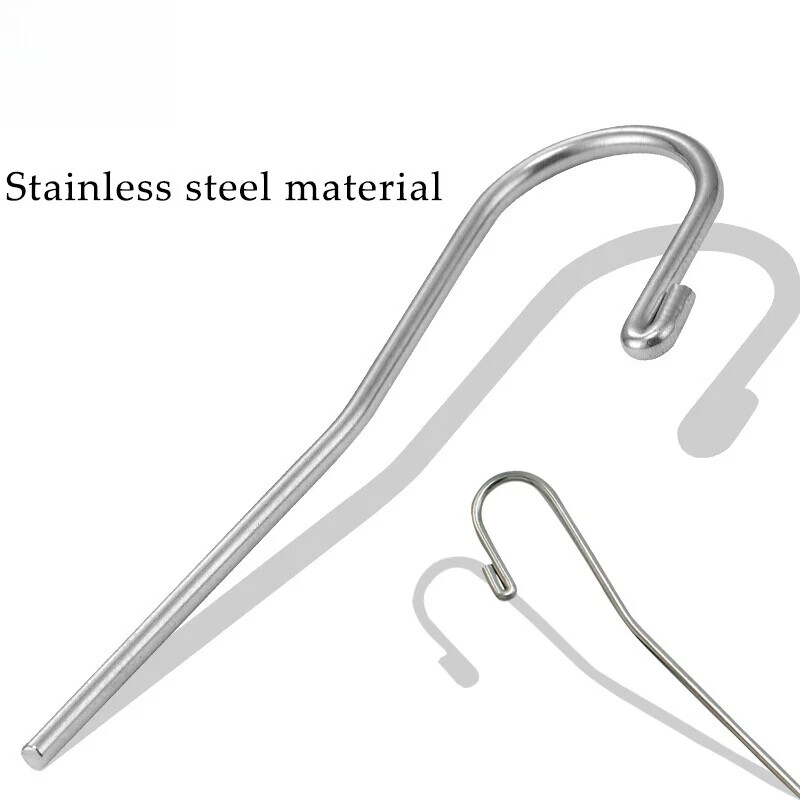 5pcs of Dental Stainless Steel Lip Hook Apex Locator Canal Finder Dental Endo
