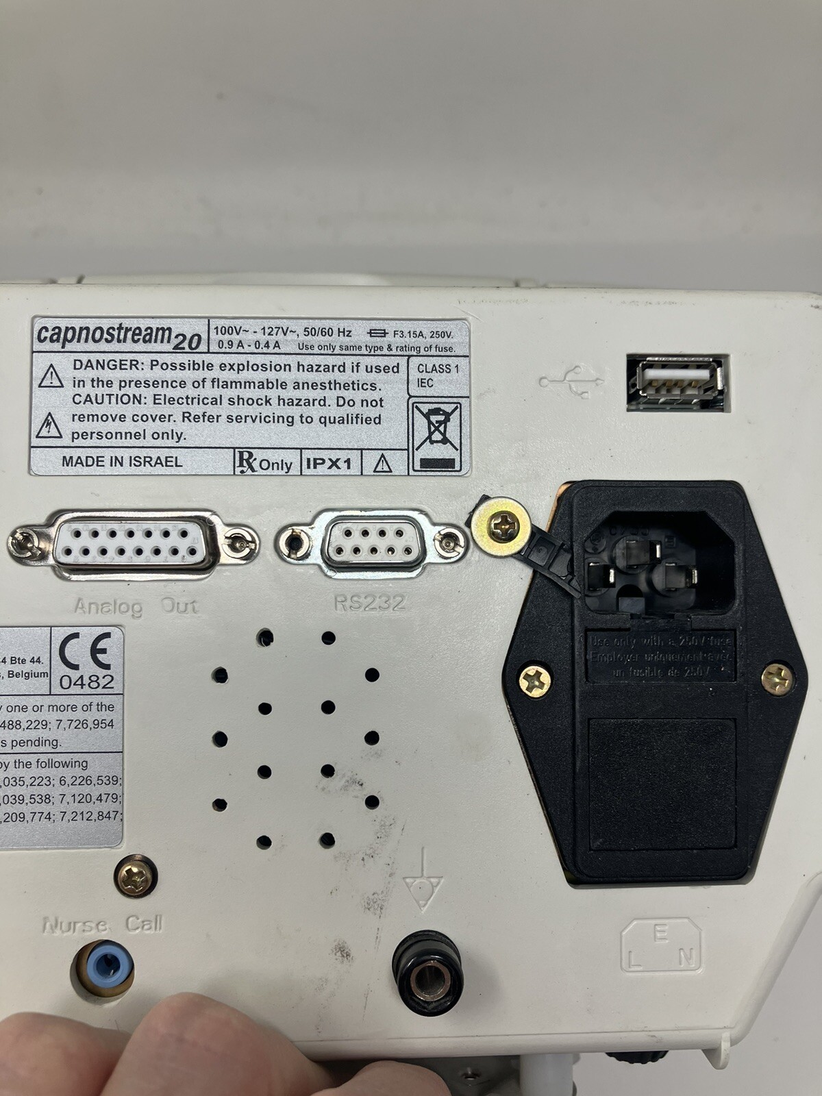 Oridion Capnostream 20 Bedside Capnography Monitor