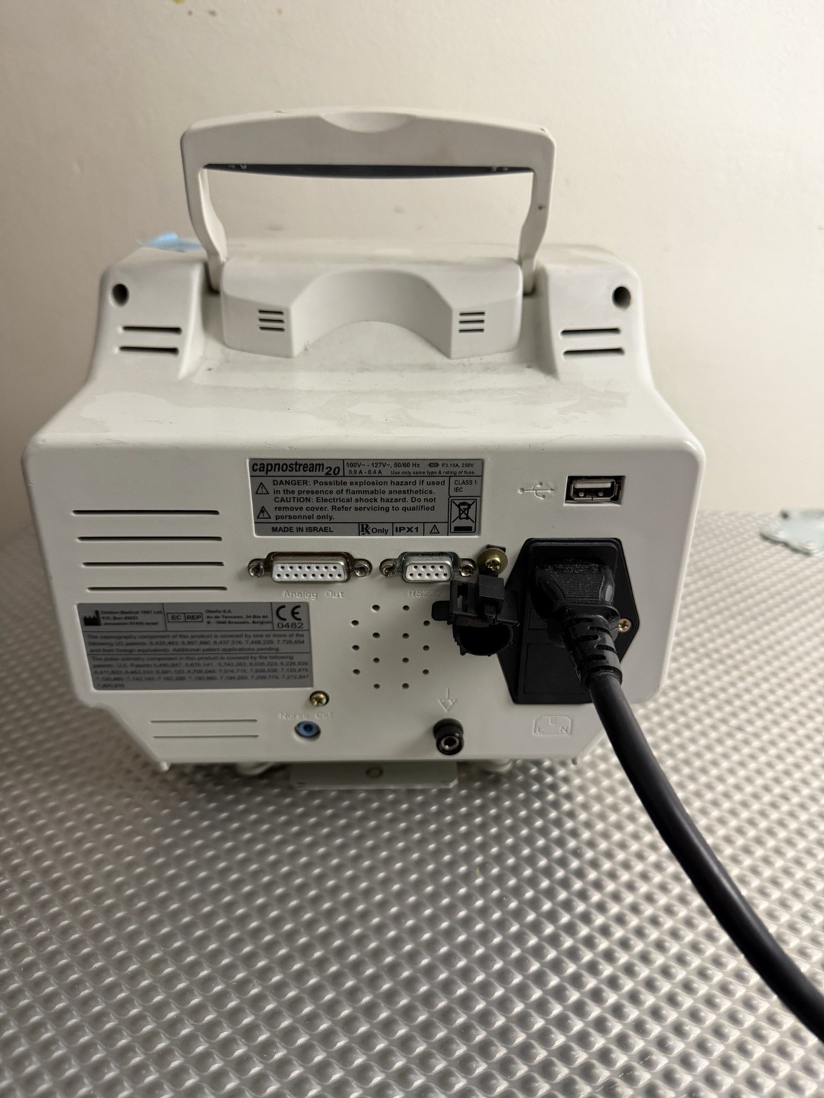 Oridion Capnostream 20p Capnograph EtCO2 CO2 SpO2 Monitor READ
