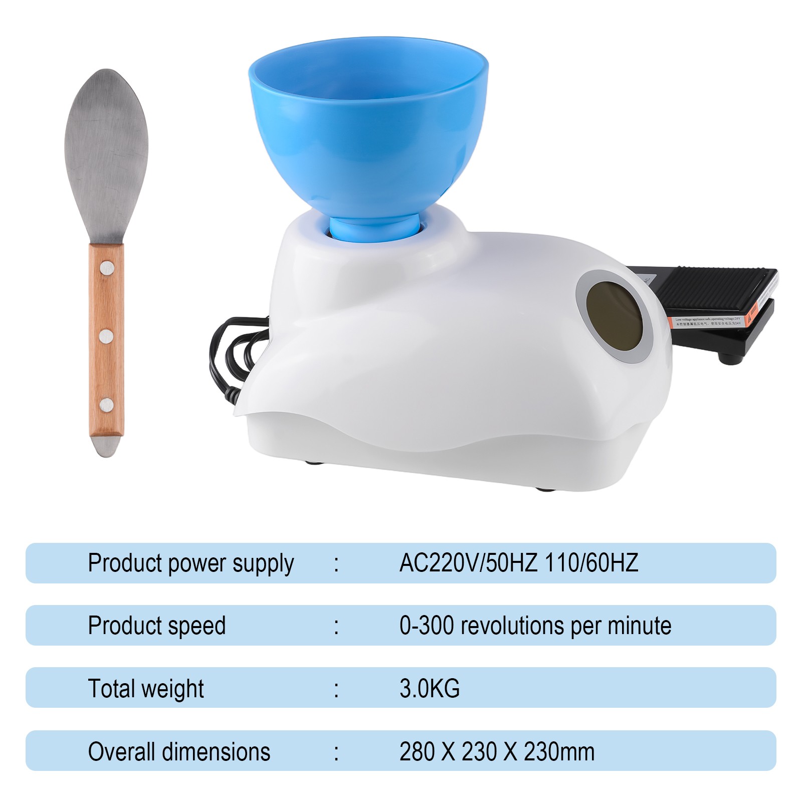 HL-YMC IIII Dental Alginate Mixer Impression Materials Mixing Machine Foot Pedal