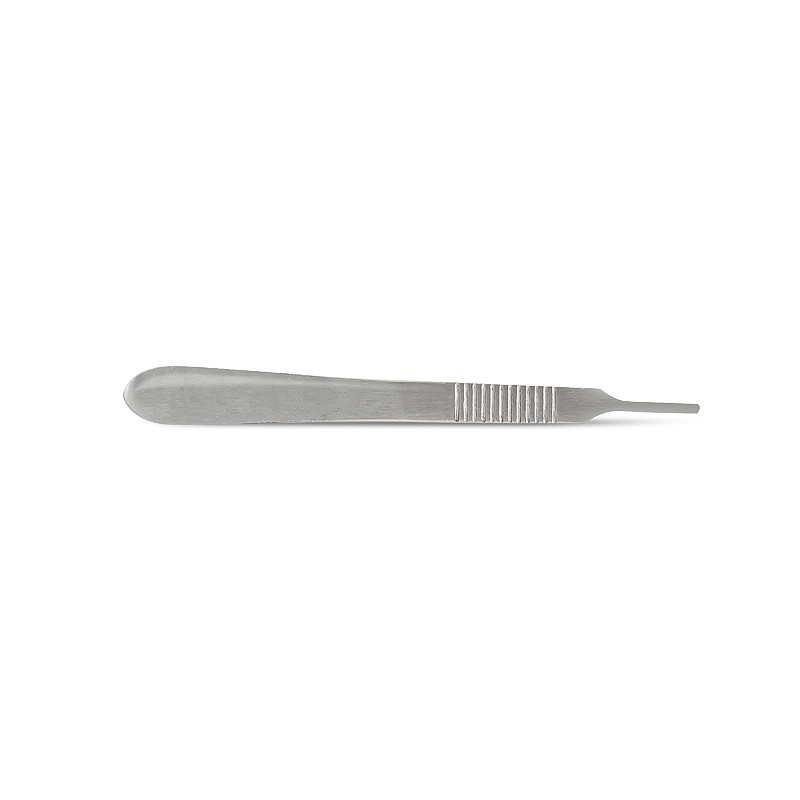 Stainless Steel Scalpel Handle Dental Surgical Blade Holder Reusable 1pc