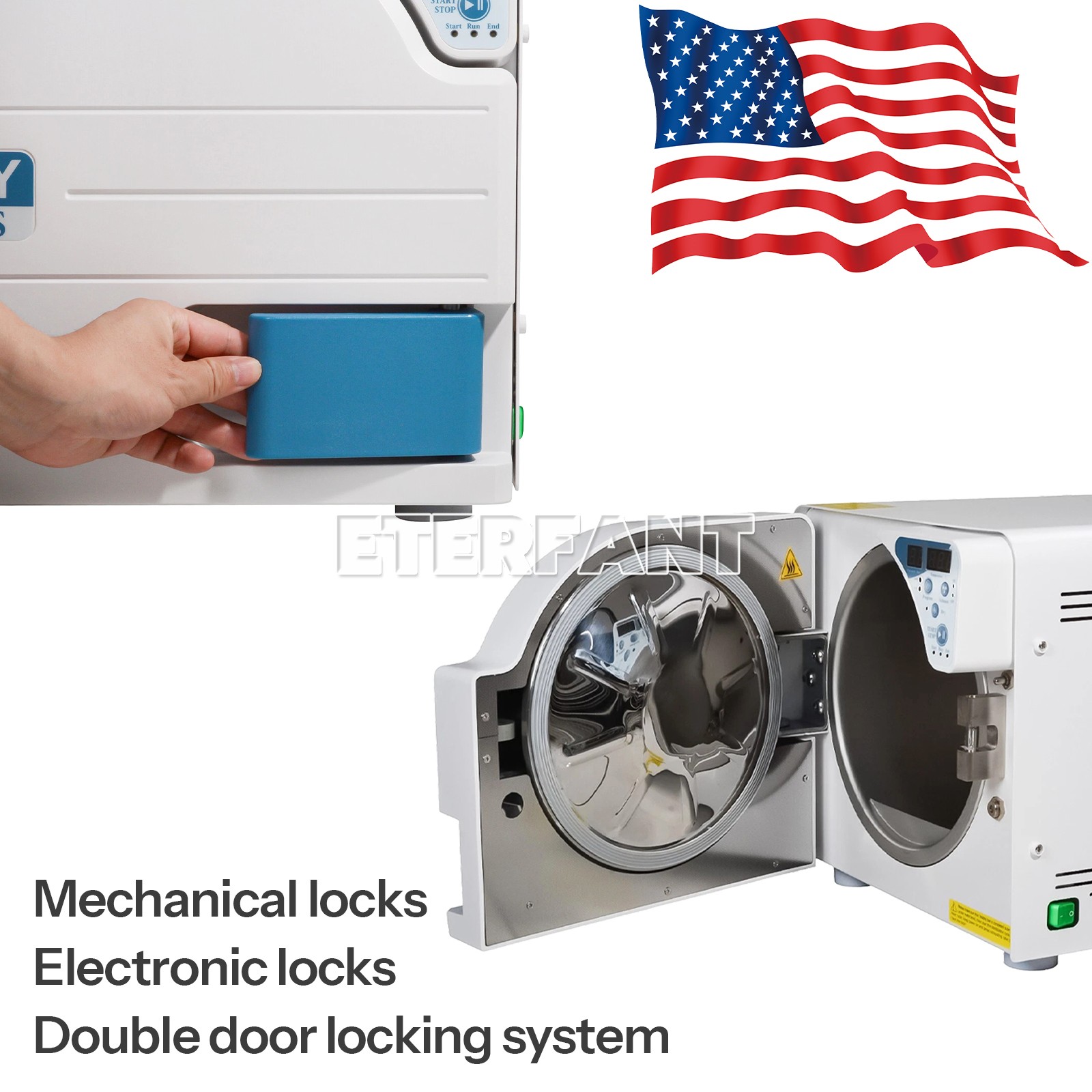 Dental Class N Autoclave Steam Sterilizer High Temperature 16L/18L/23L