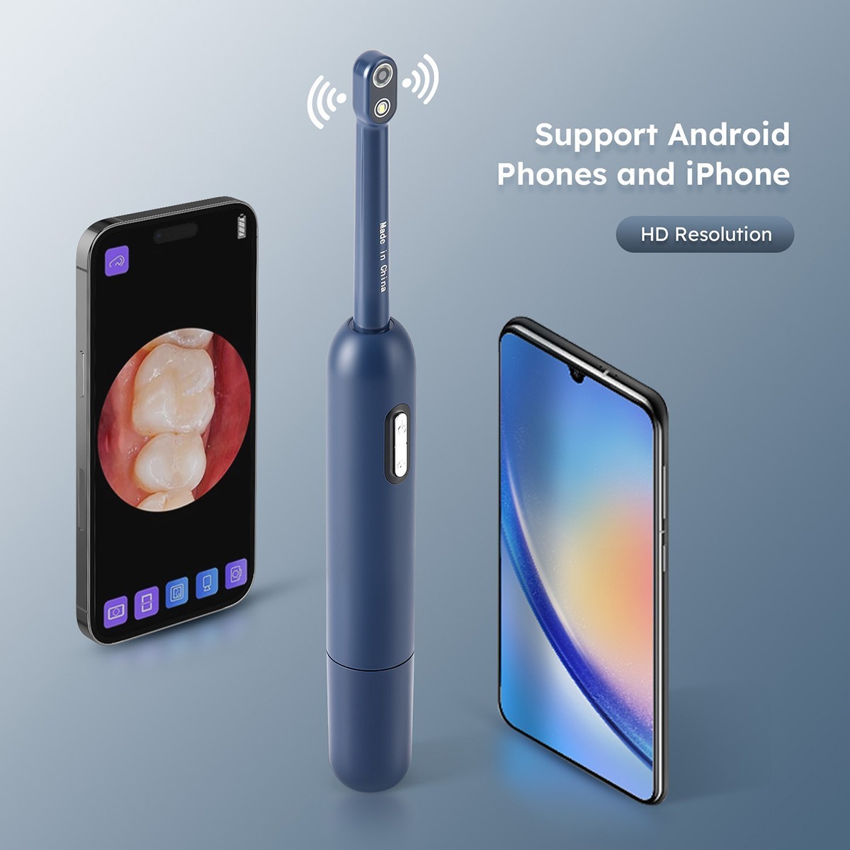 AZDENT Dental Digital Wifi Intraoral Camera Imaging 7 LEDs Automatic Focusing