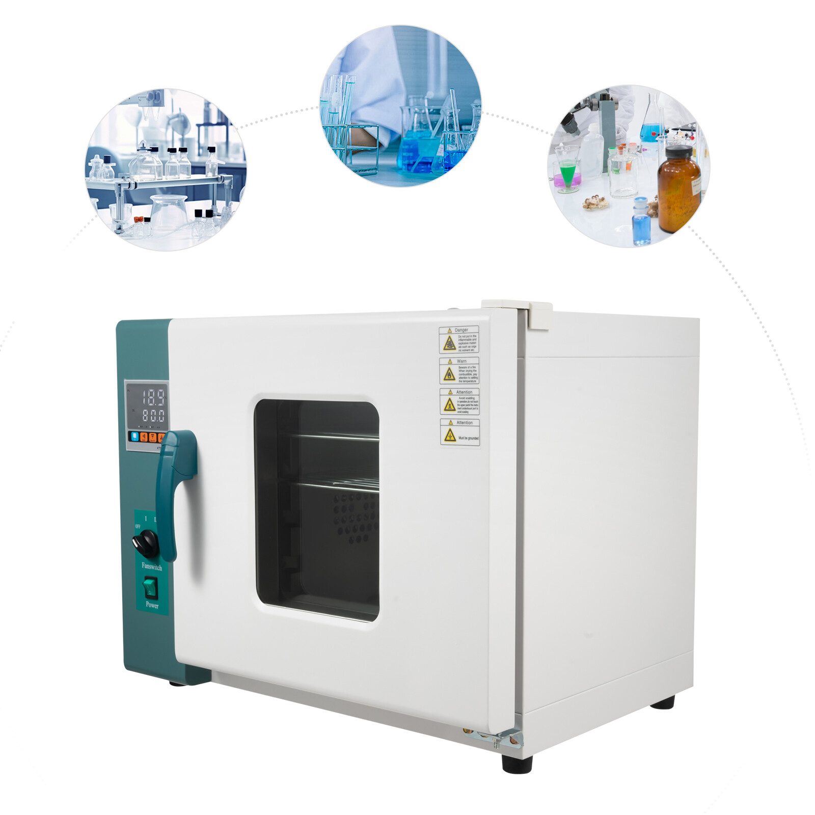 1000W Horizontal Electric Blast Drying Oven 110V Drying Cabinet – Side Open Door