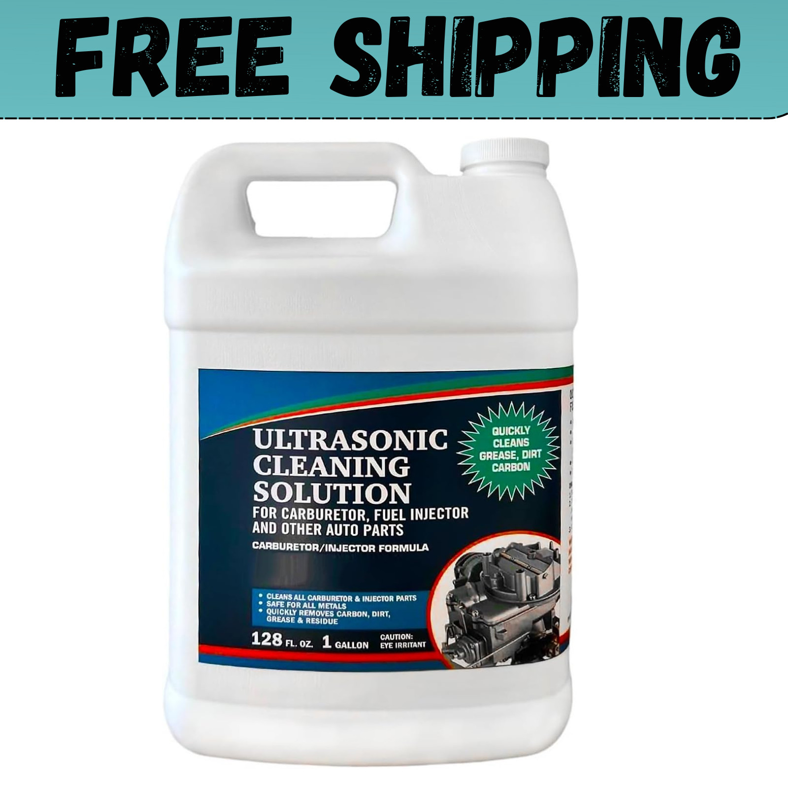 Ultrasonic Cleaner Solution for Carburetors and Engine Parts (1 Gallon)