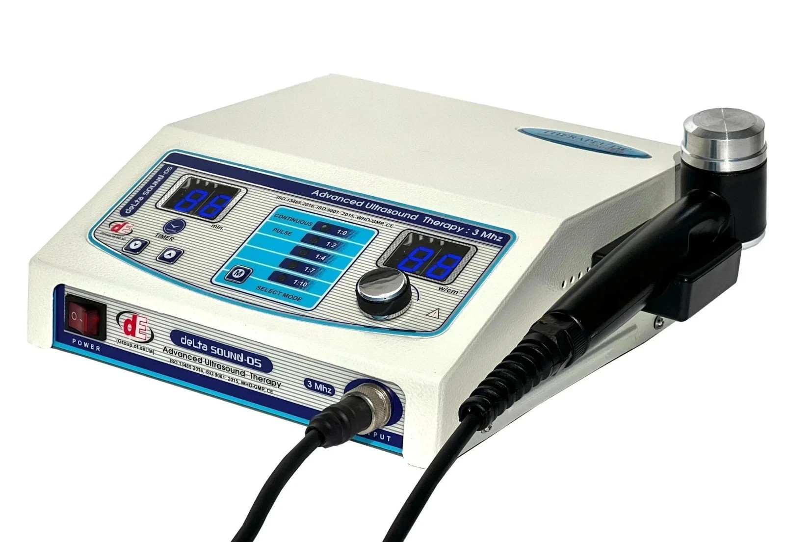 Ultrasound Physiotherapy Device 3 Mhz Delta : Digi Device