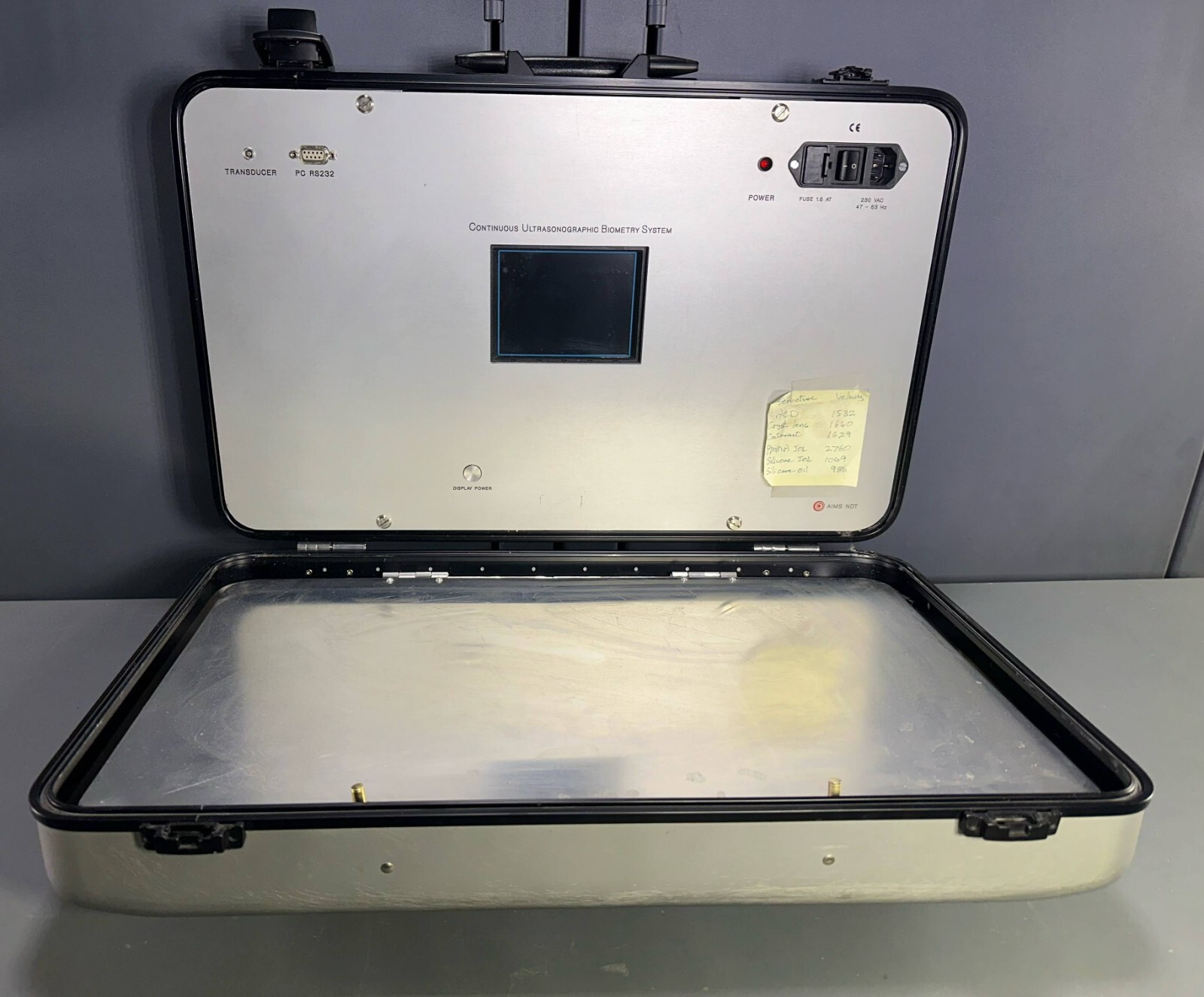 Continuous Ultrasonographic Biometry System AIMS NDT SEE VIDEO!!