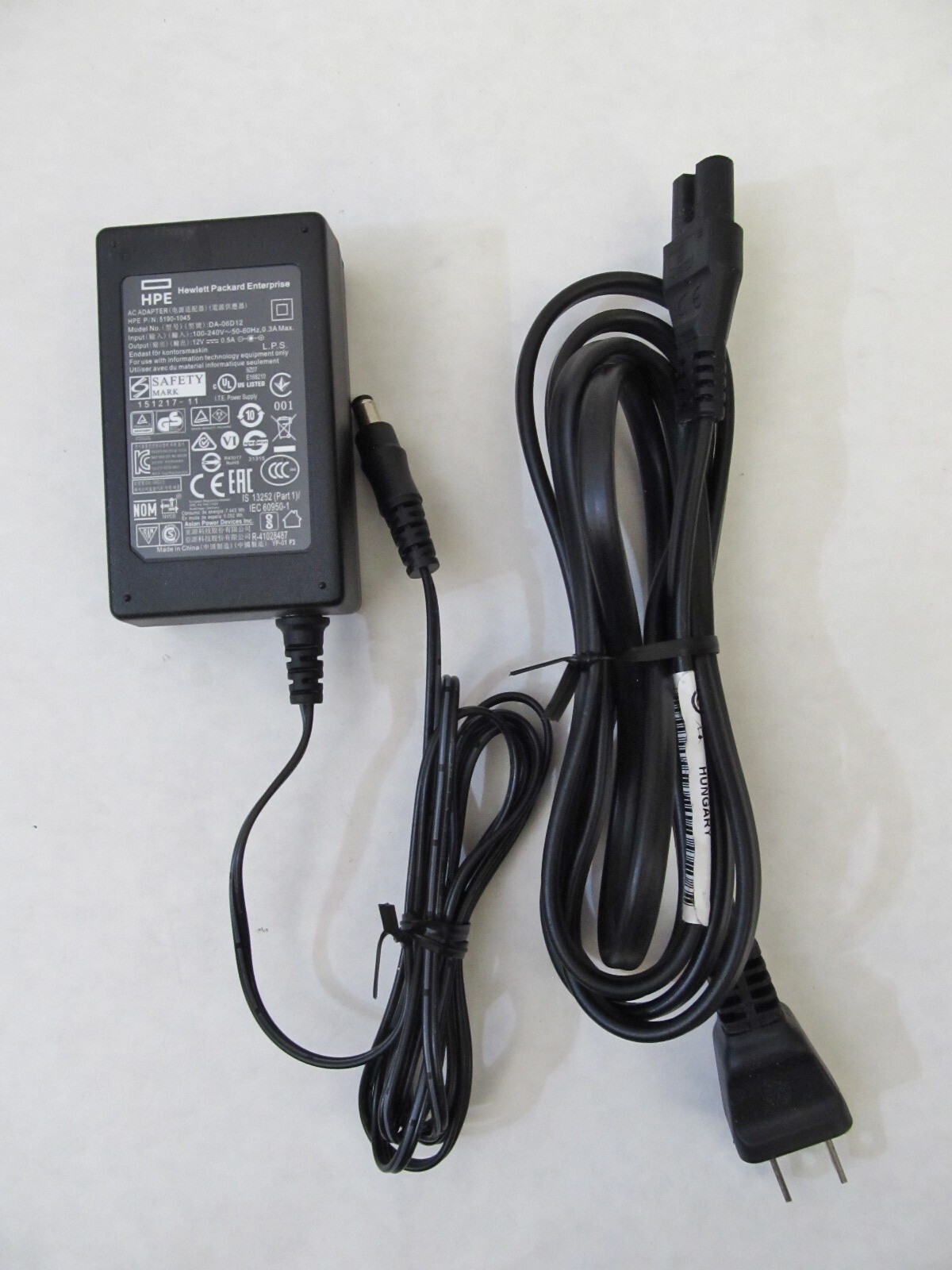Agilent HP 5190-1045 Power Adapter 6 V, 12 W used, tested – FAST SHIPPING
