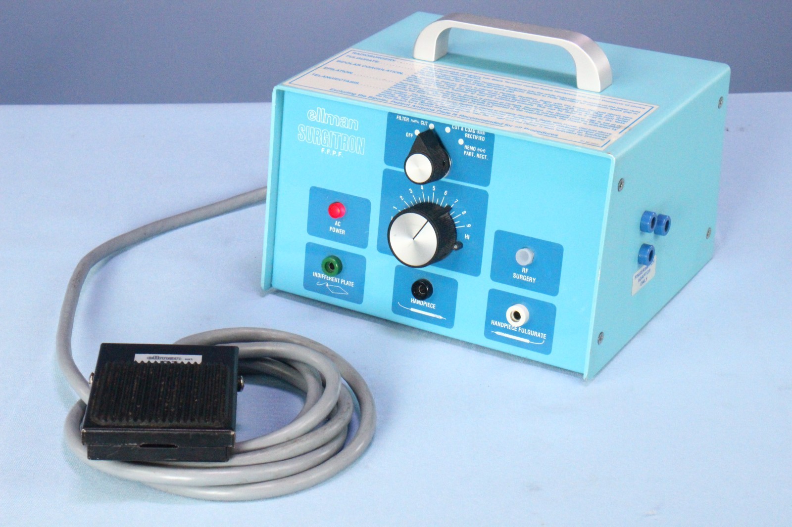 Ellman Surgitron FFPF RF Generator with Foot Pedal 60-Day Warranty