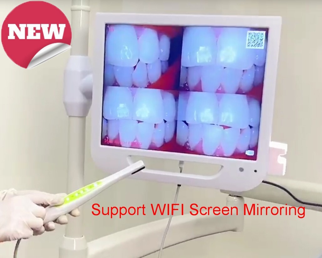 WIFI Dental Intra Oral Camera SONY CCD High Resolution with 17 Inch LCD Monitor