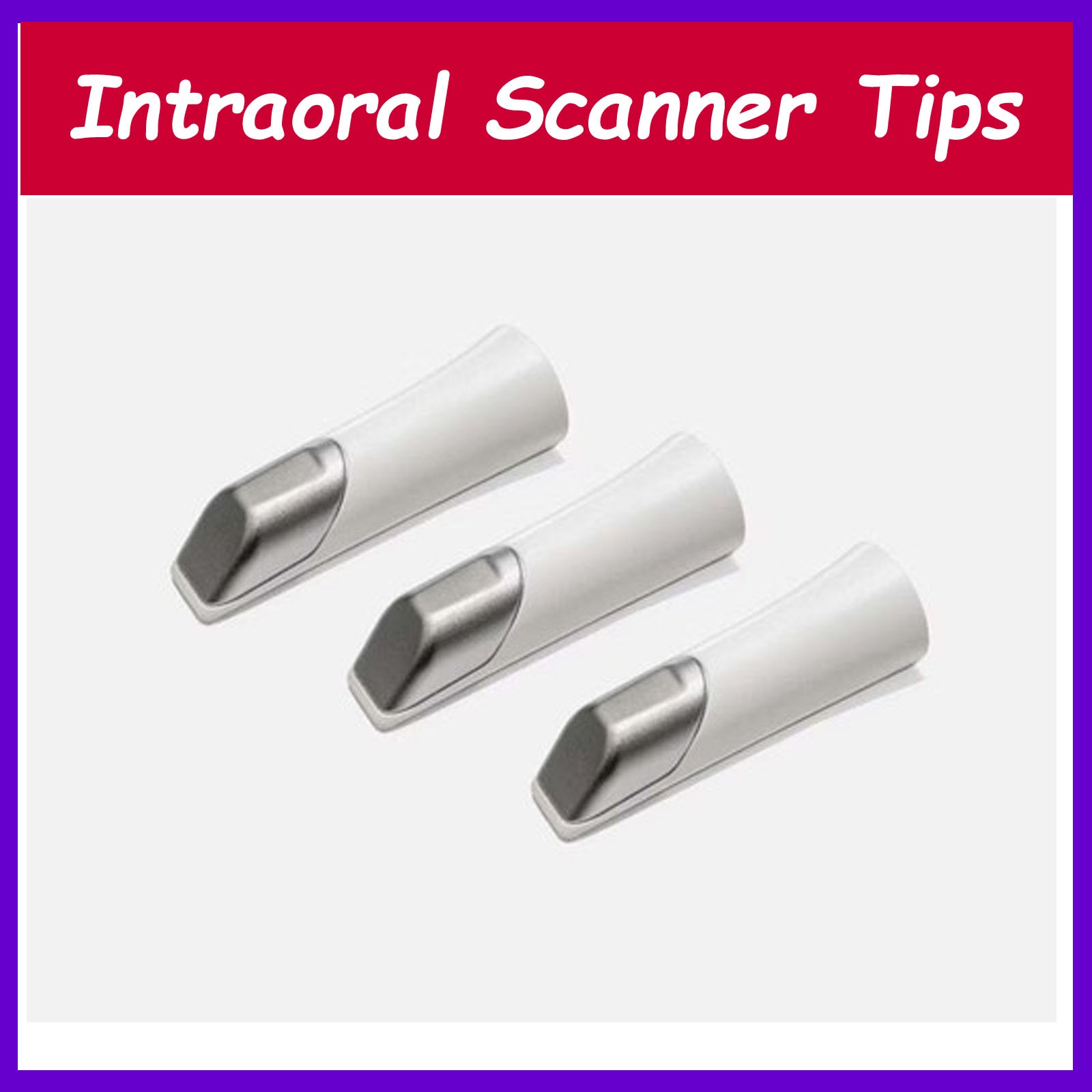 3/PK Intraoral Scan Tips with Mirror for 3Shape TRIOS 3 Scanner Wired/Wireless