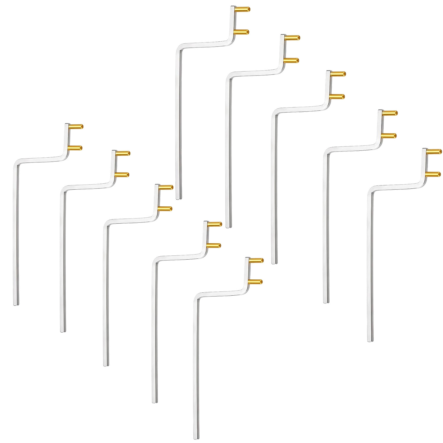 5x Dental XCP Posterior Indicator Arms X-Ray Sensor Holder BAI Style Yellow USA