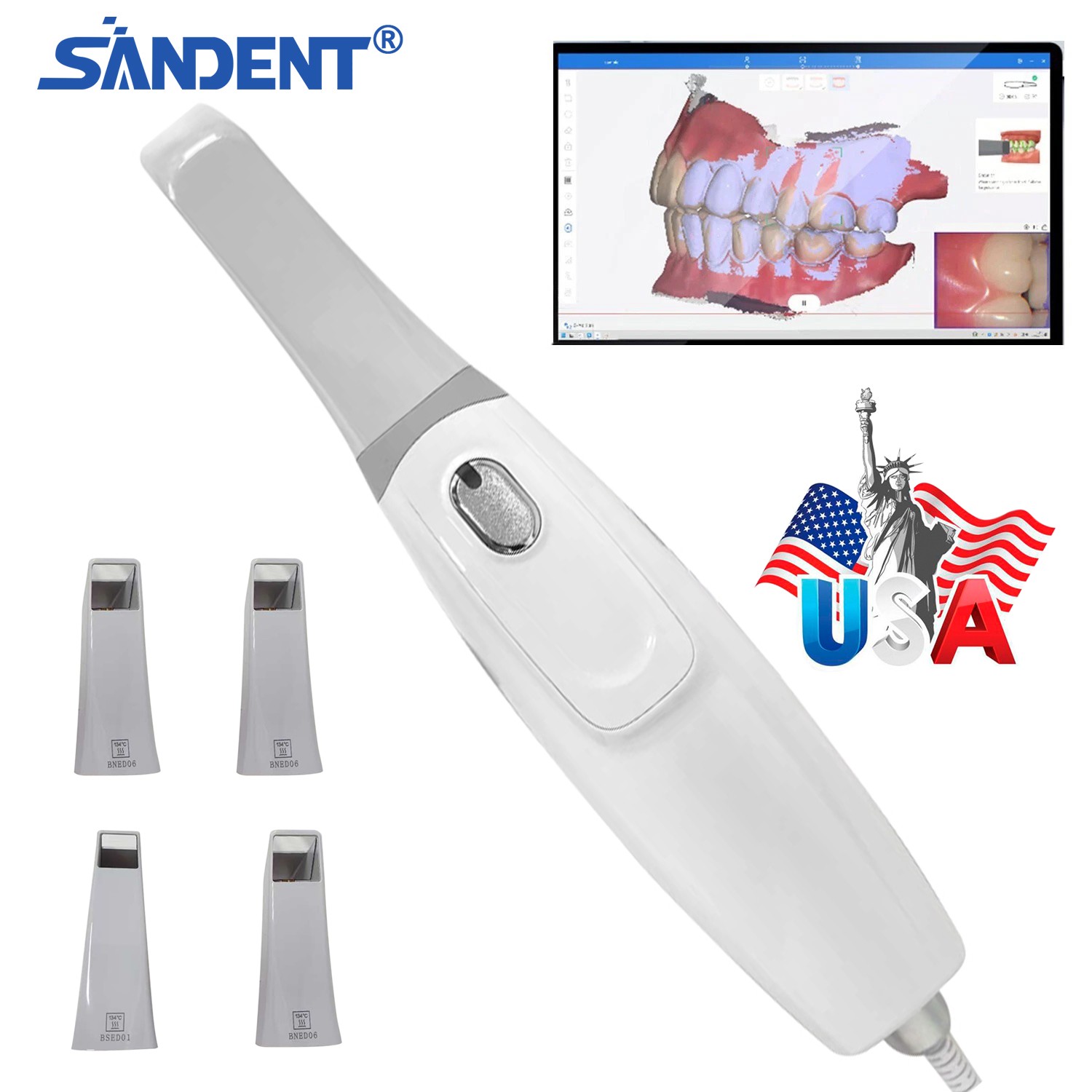 2025 Dental Intra-oral 3D Scanner – Aorascan 3 with Scanning Software