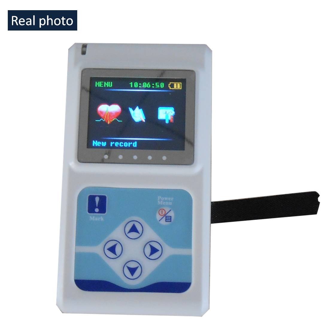 3Channel ECG Holter Monitor-Heart EKG Recorder for Continuous Cardiac Monitoring